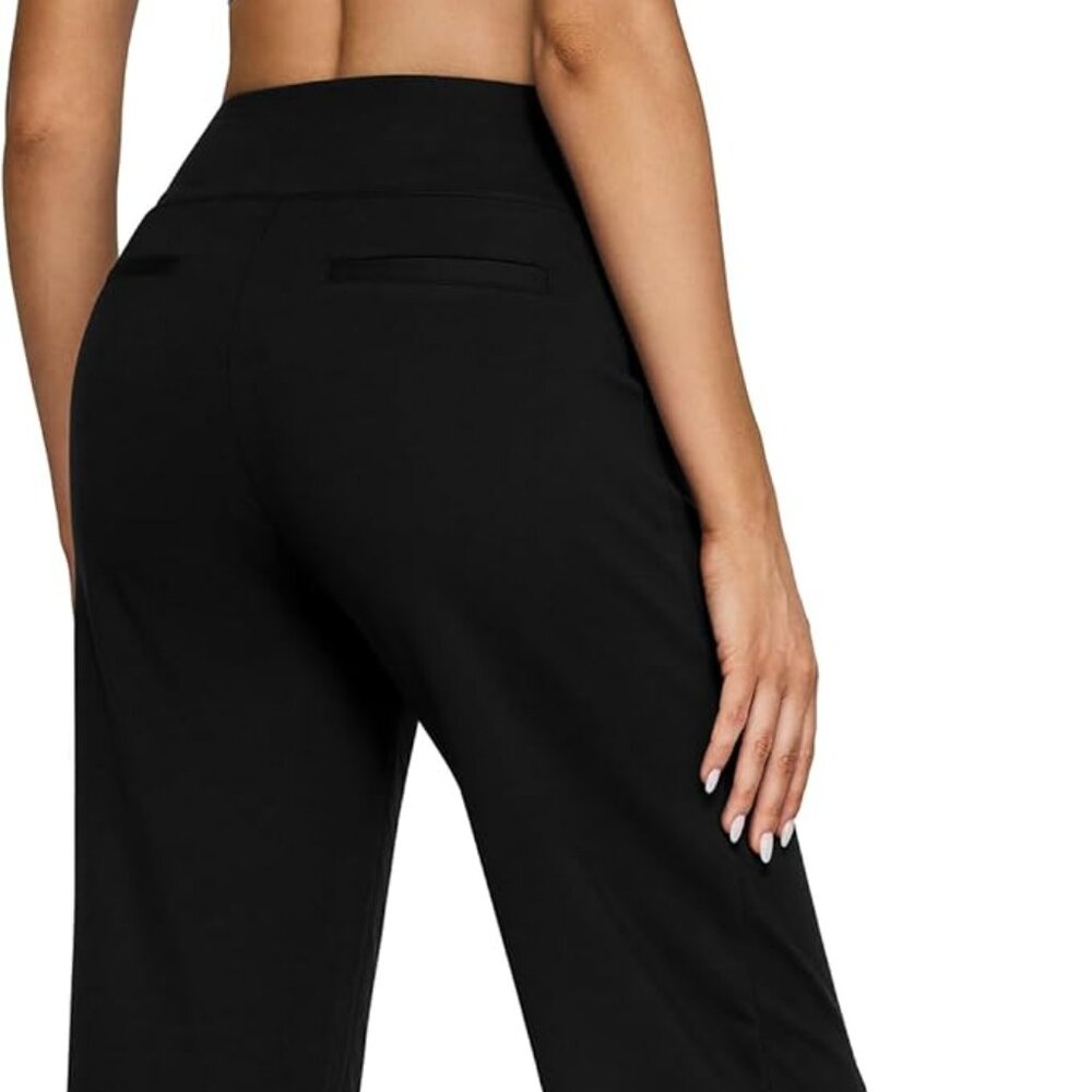 G4Free Wide Leg Pants Yoga Dress Pants | Small 29" inseam - Picture 2 of 5